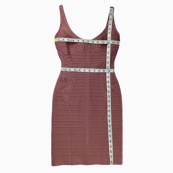 Herve Ledger NWT Verona Bandage Bodycon Dress in Azalia. Sz Small - Picture 9 of 9
